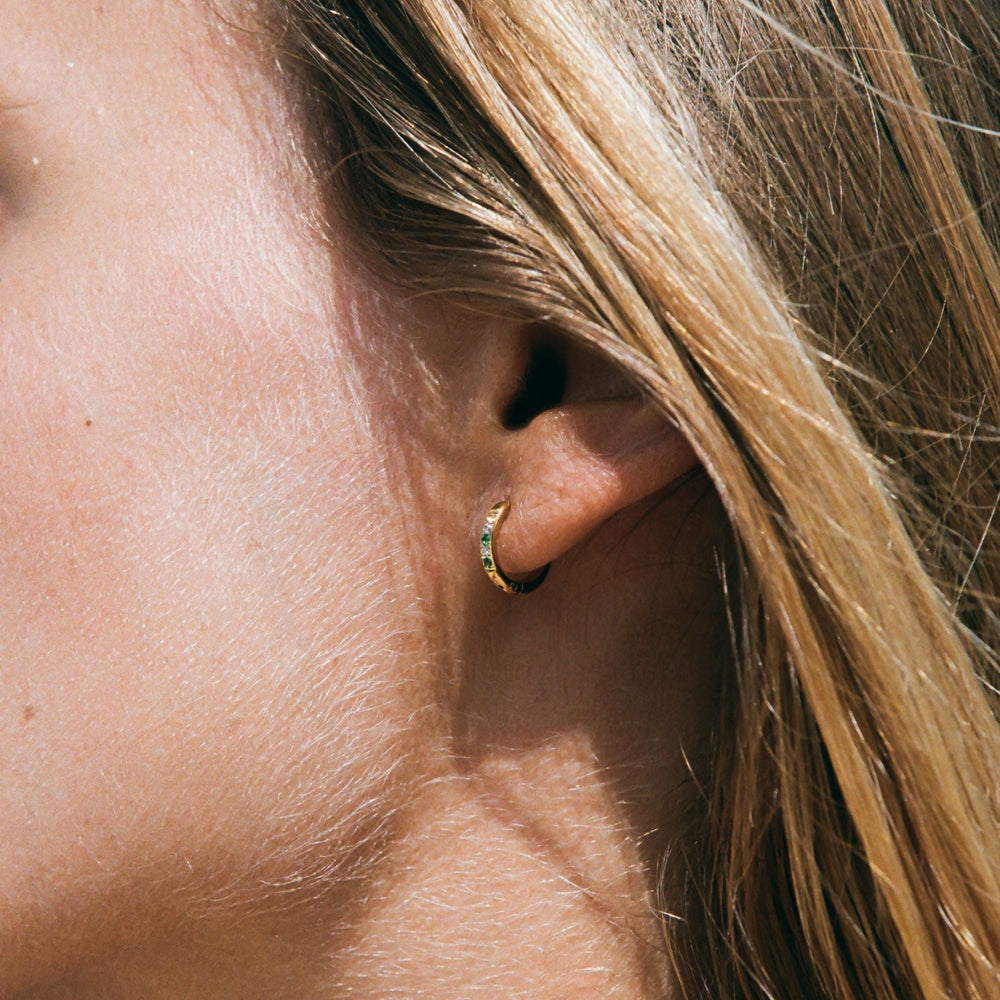 Oasis Green Hoops