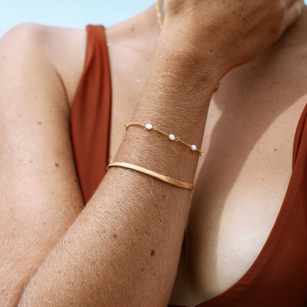 “Kauai” Herringbone Armband