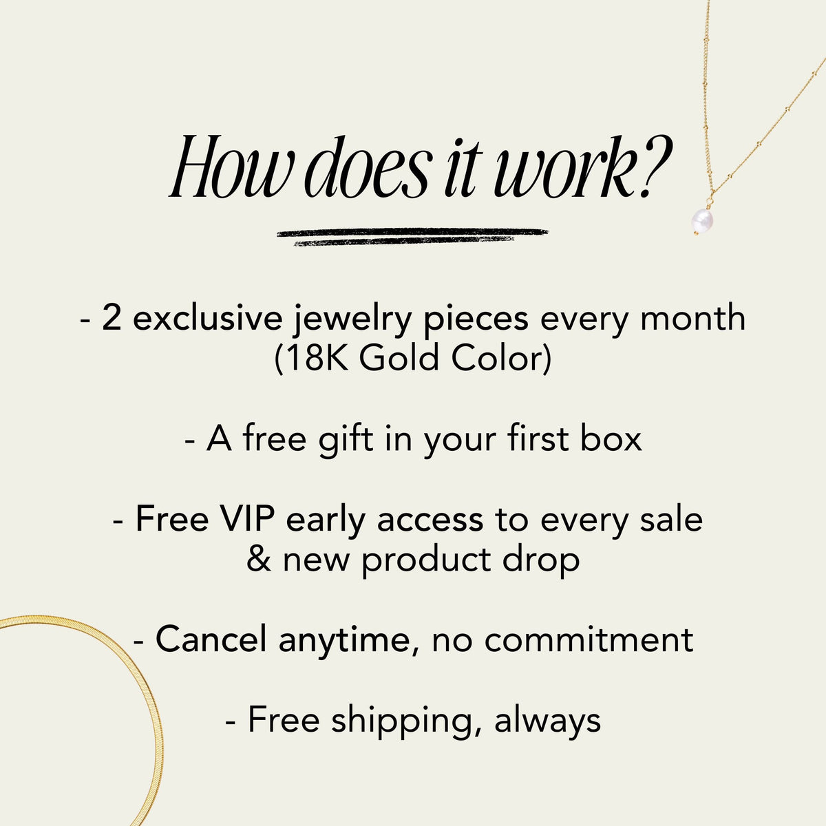 Mystery Sieraden Abonnementsbox
