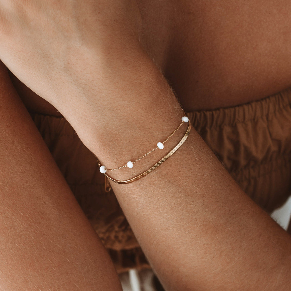 “Santorini” Layered Armband