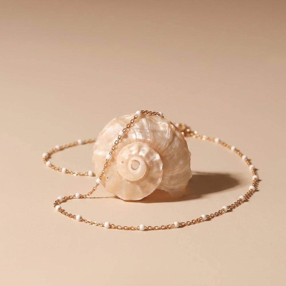 Witte Kralen Choker