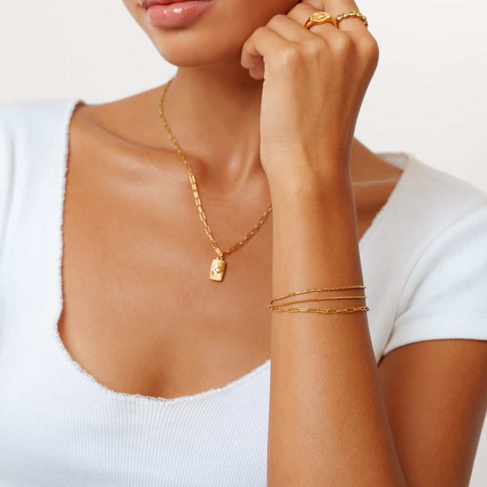 Golden Layered Armband