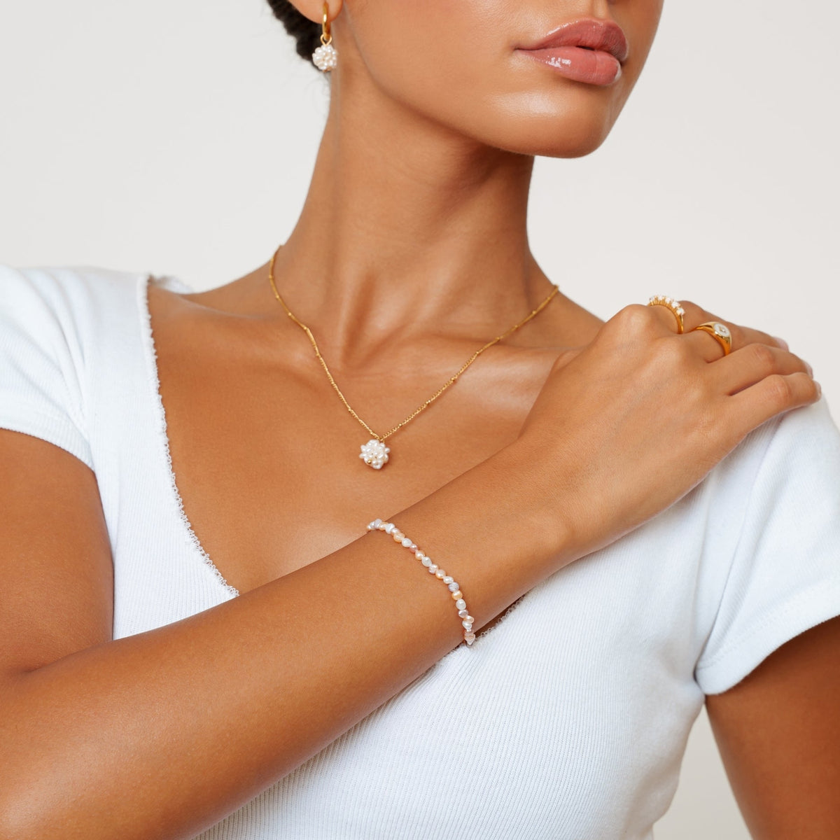 Perla Rosa Armband