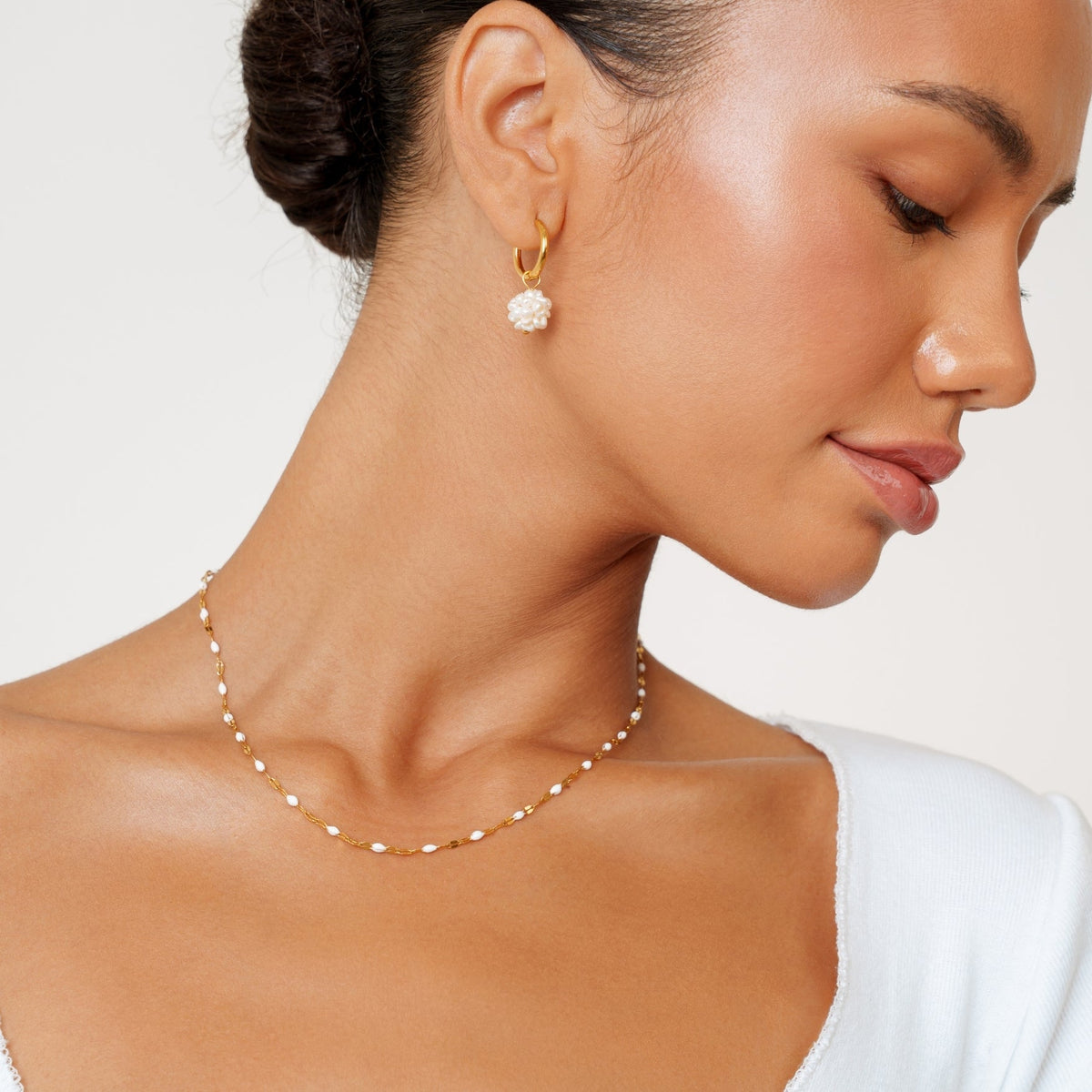 Witte Dainty Choker