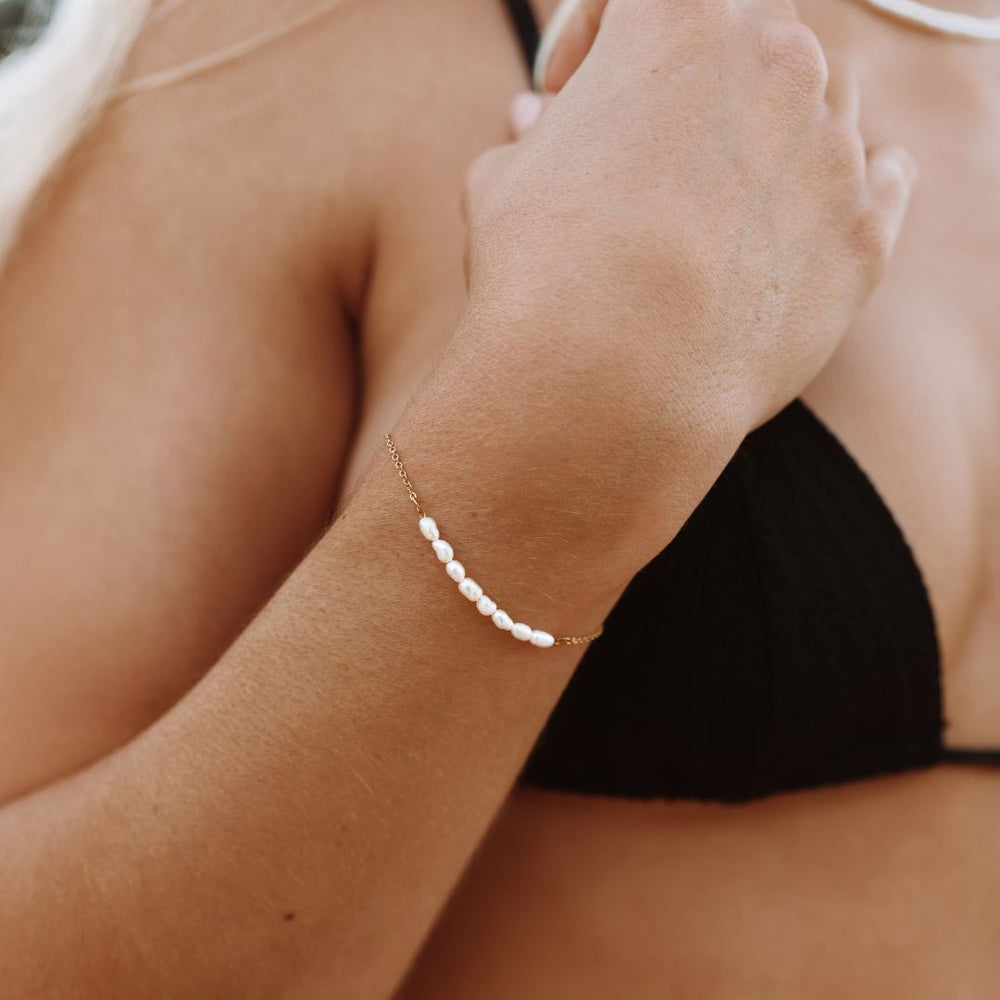 Mini Zoetwaterparel Armband