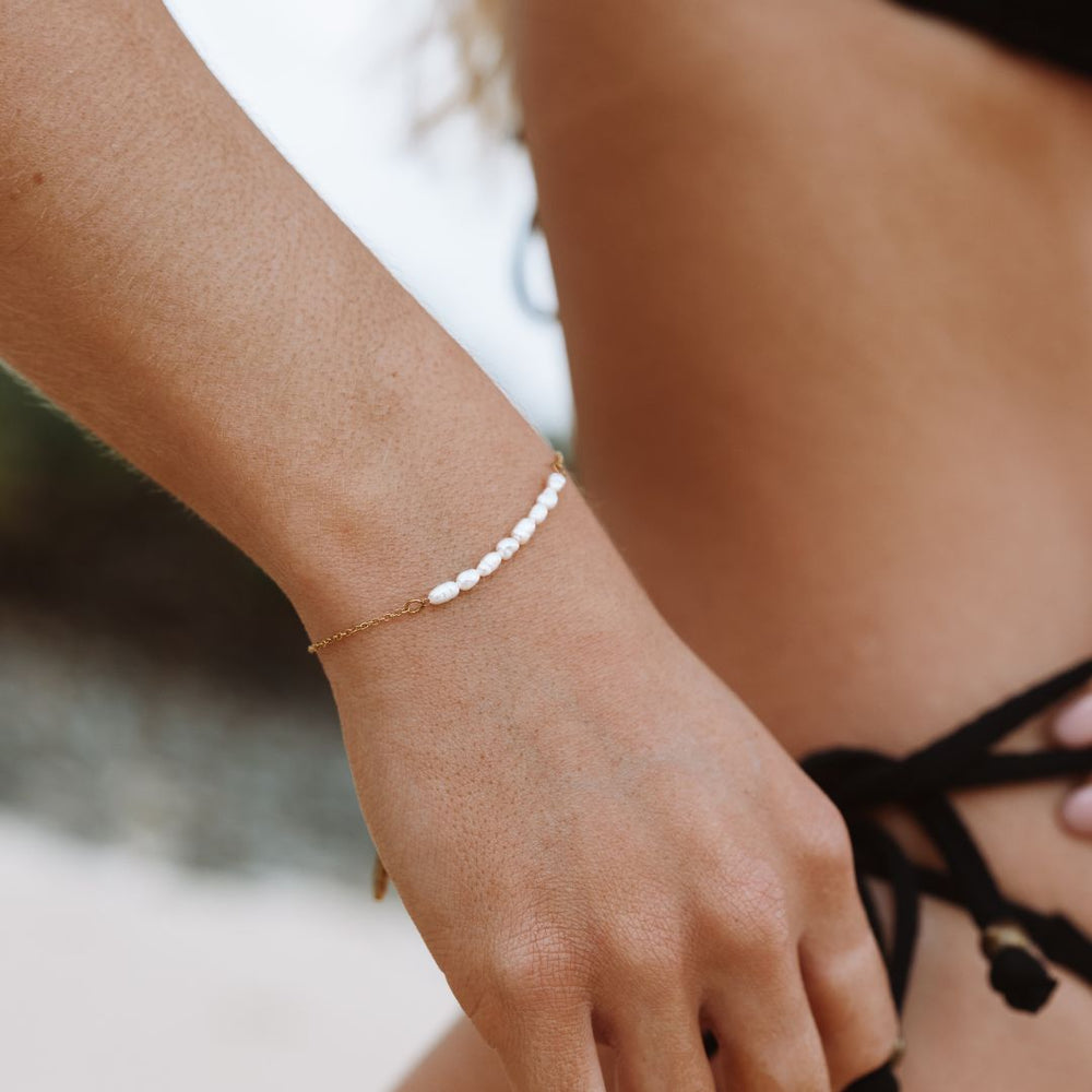Mini Zoetwaterparel Armband