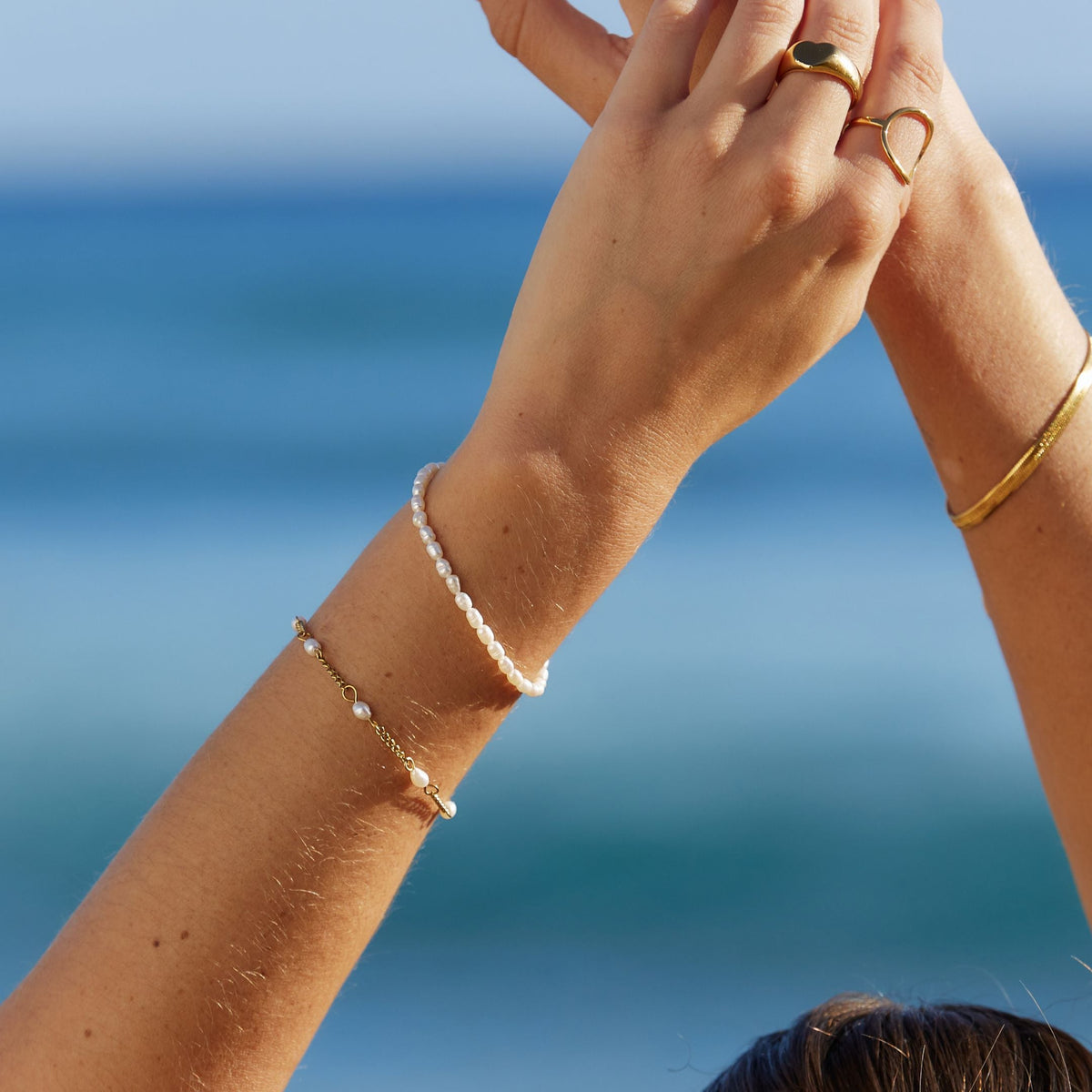 Zoetwaterparel Armband