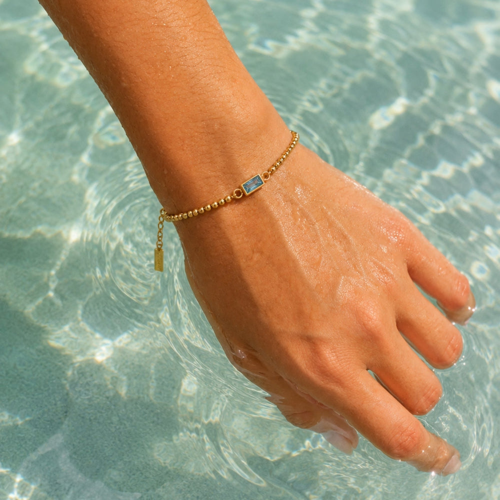 Geboortesteen Kralenarmband