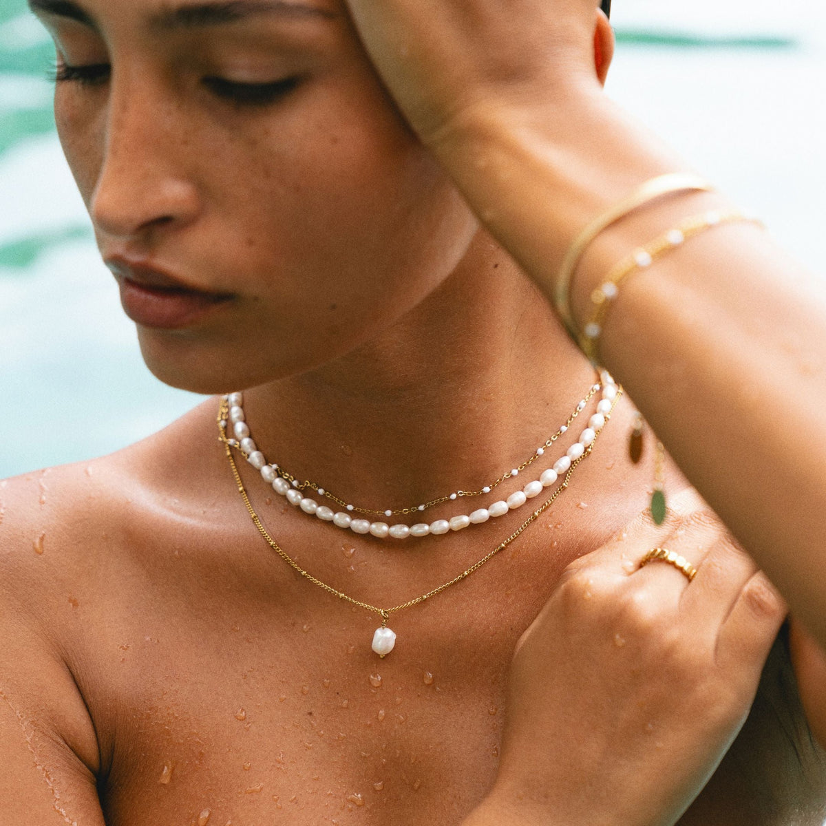 Zoetwaterparel Choker