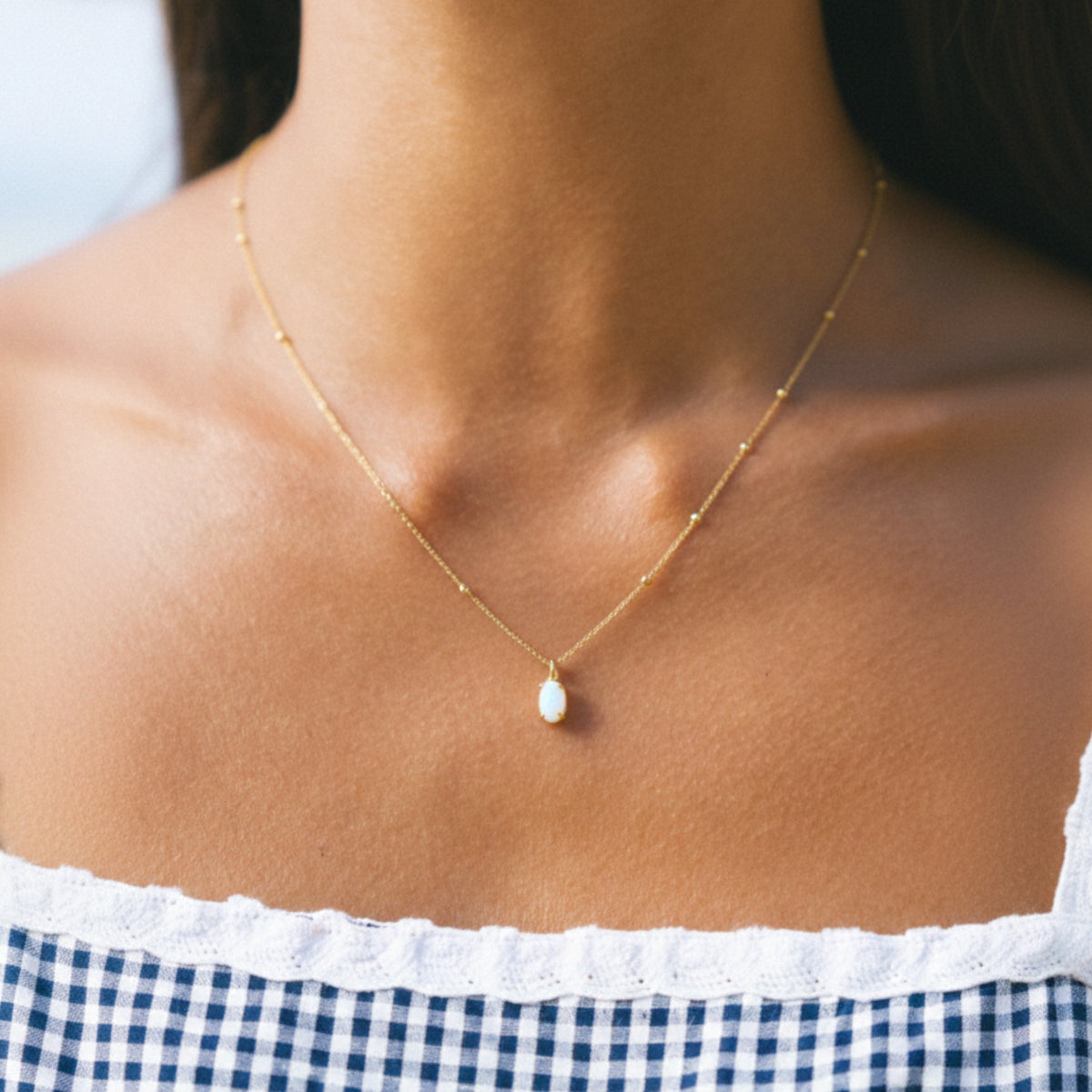 Opaal Ketting