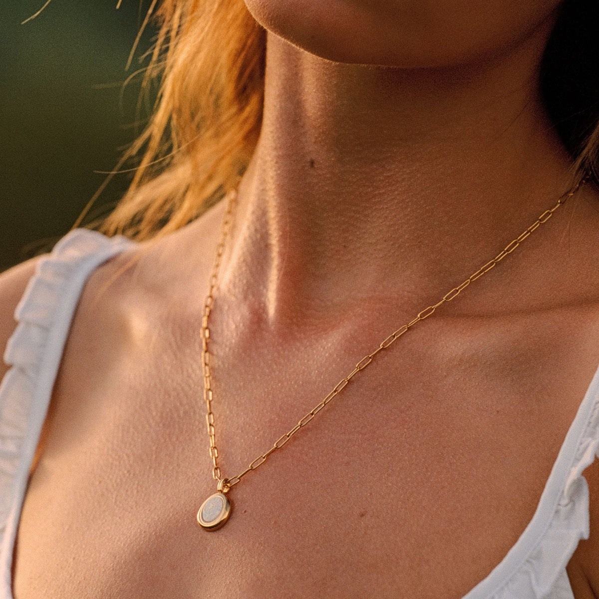 Opaal Aura Ketting