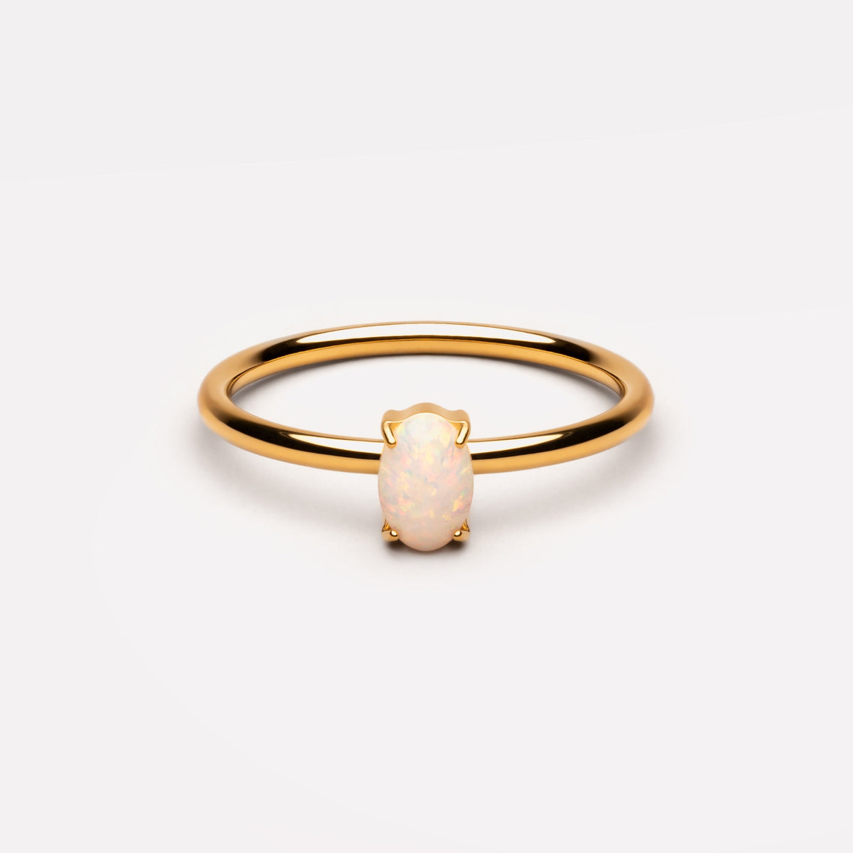 Ovale Opaal Ring