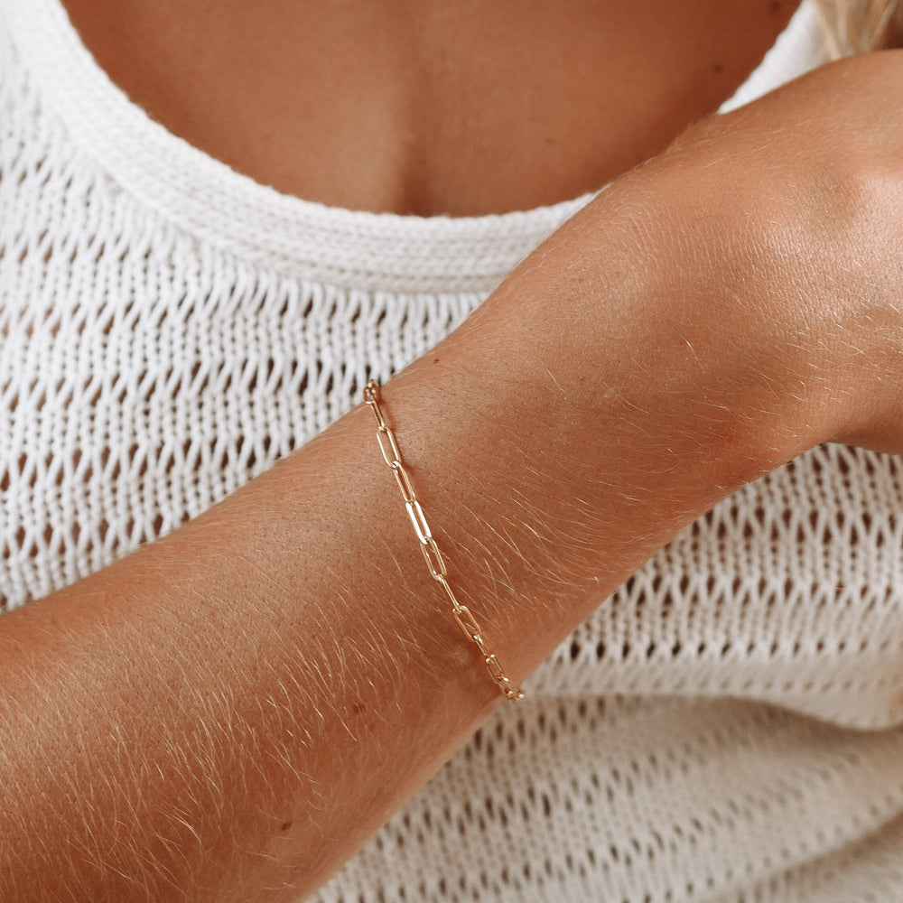 "Cozumel" Paperclip Armband