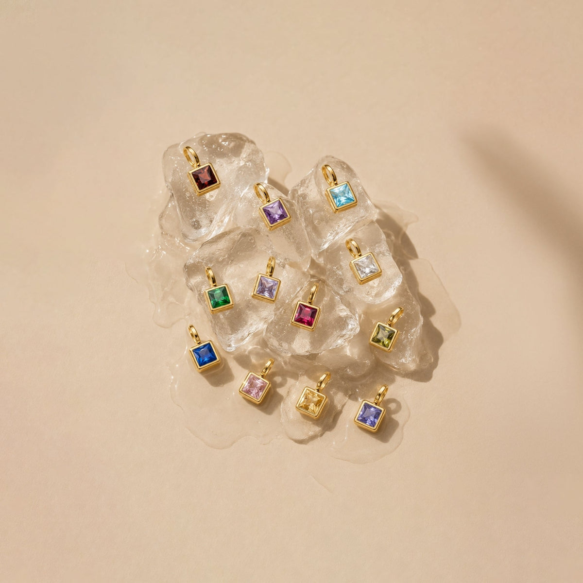 Paperclip Geboortesteen Ketting