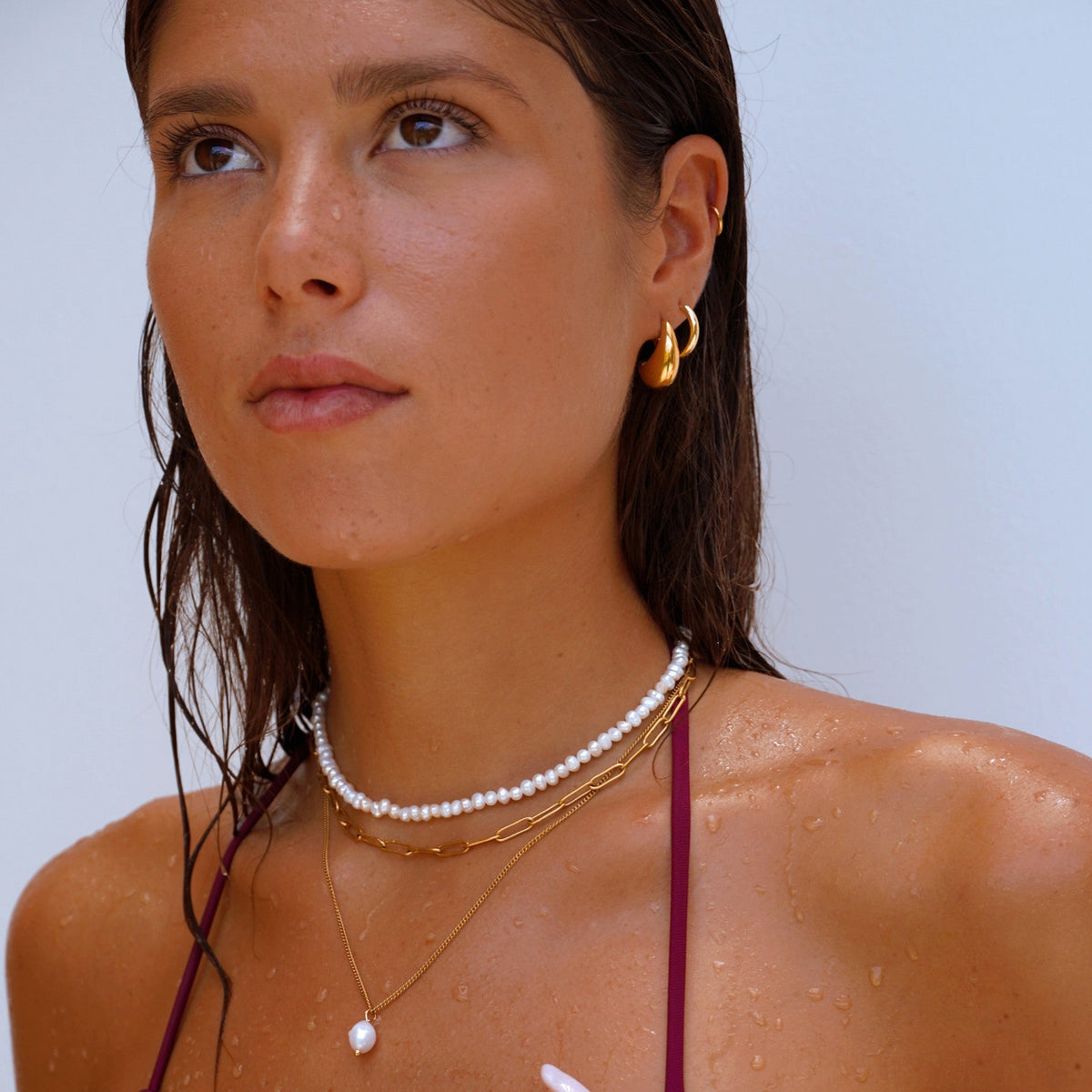Mini Zoetwaterparel Choker