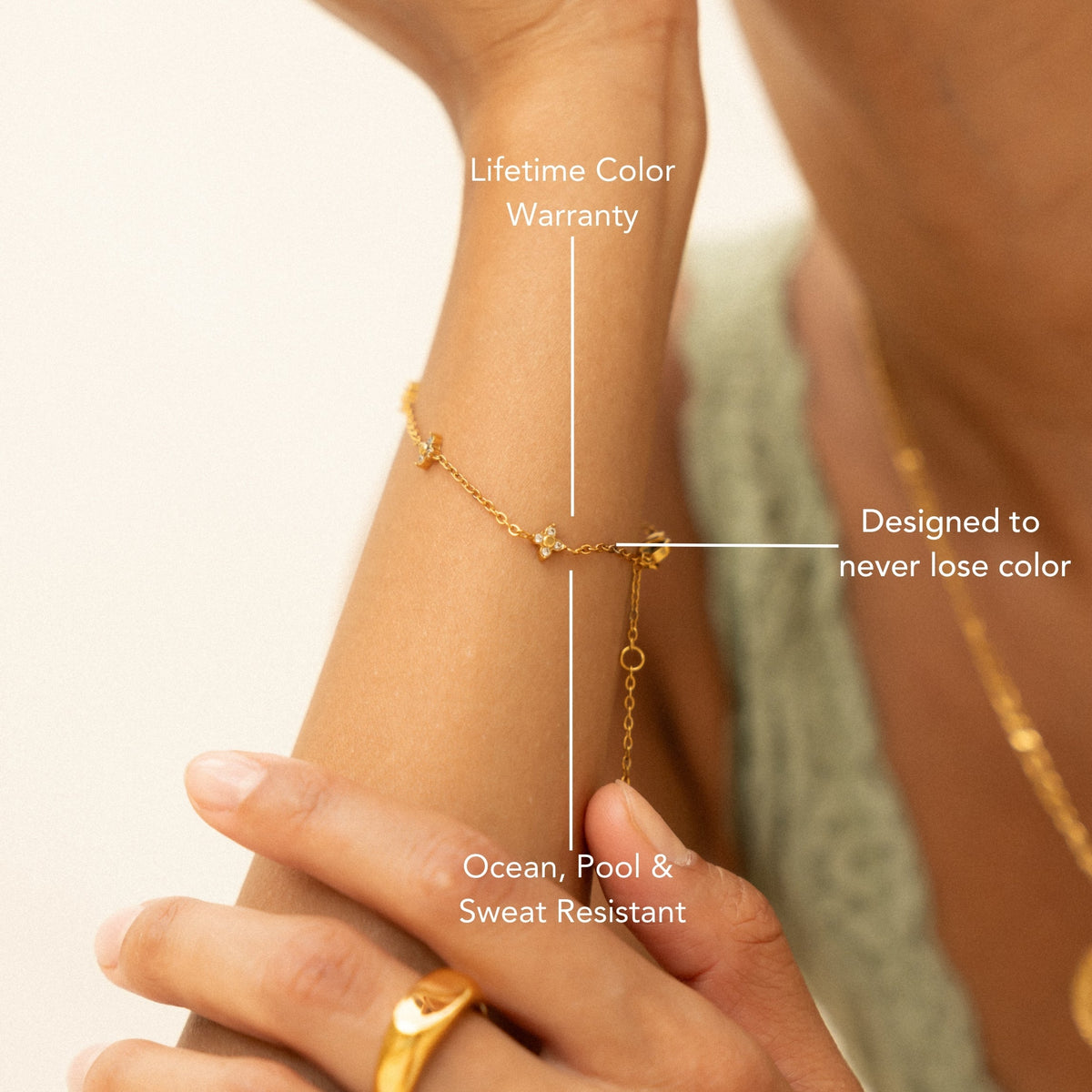 Quatrefoil Armband