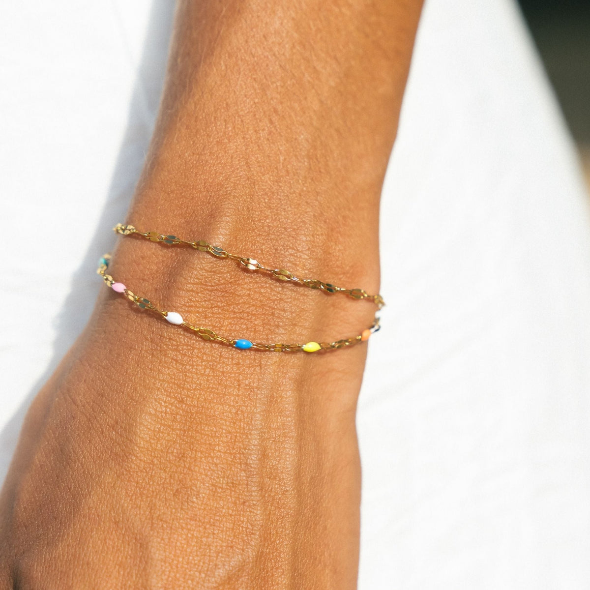 Rainbow Dainty Armband