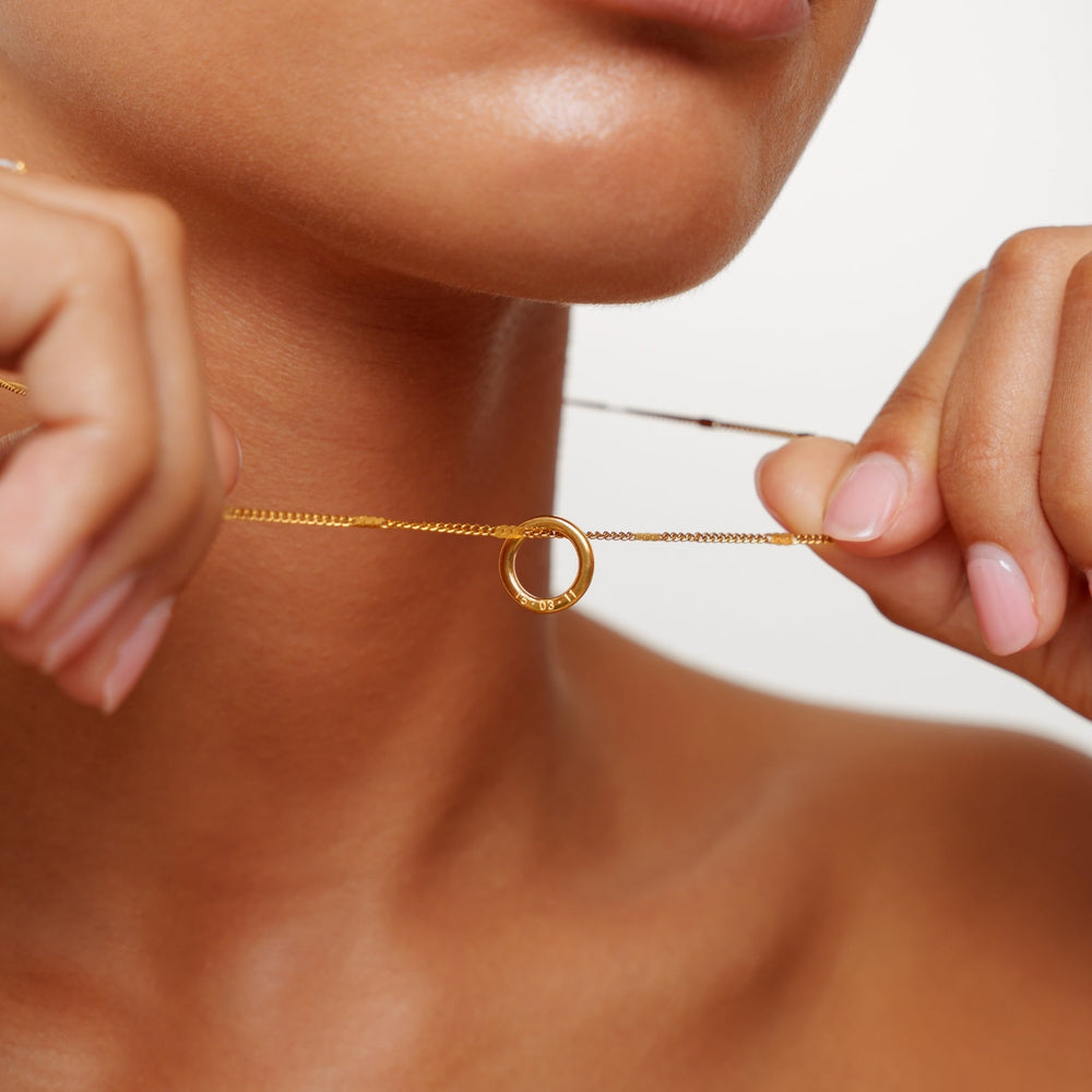 Graveerbare Ringketting
