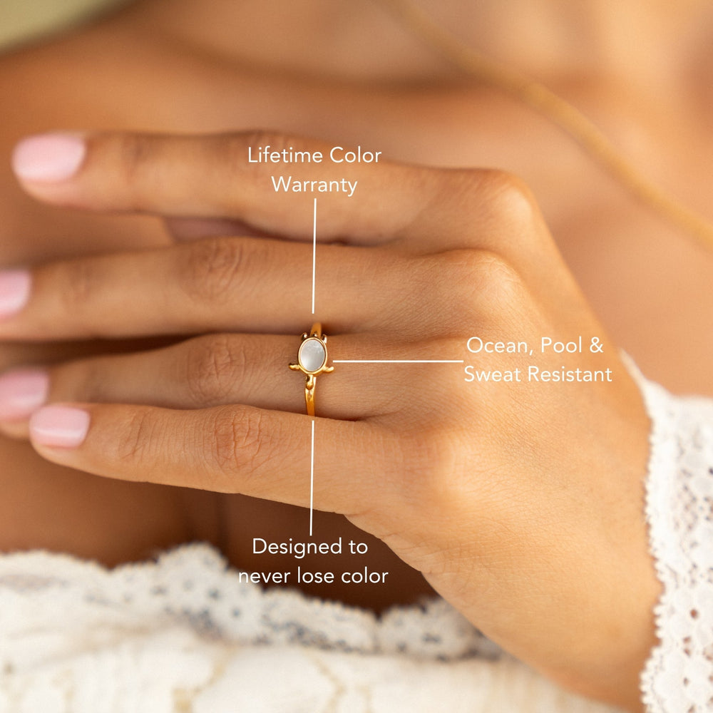 Zeeschildpad Ring