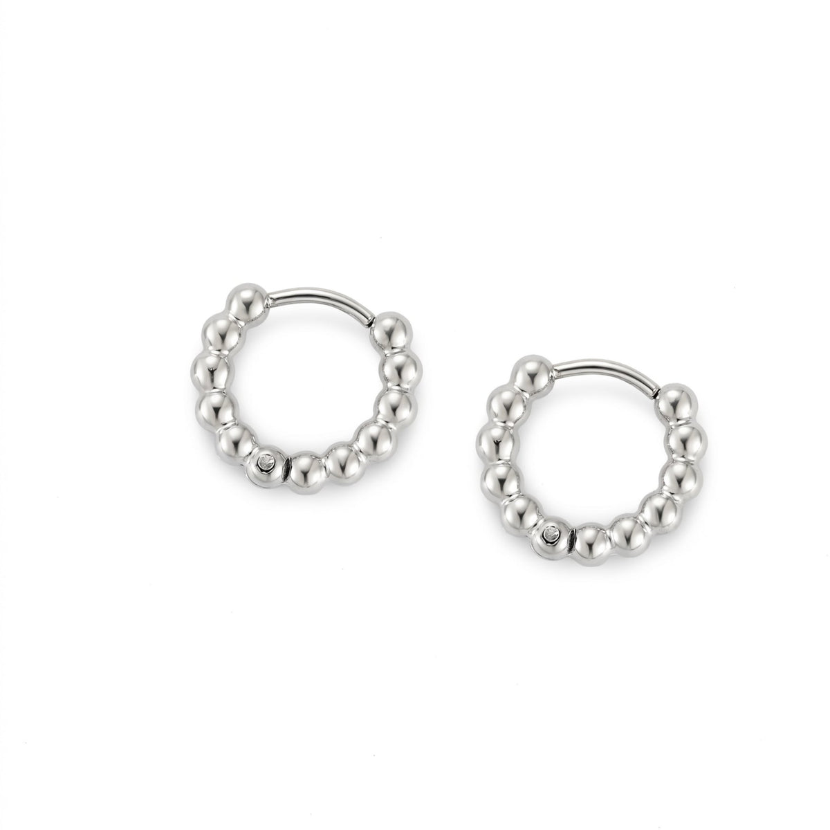 Beaded Hoops