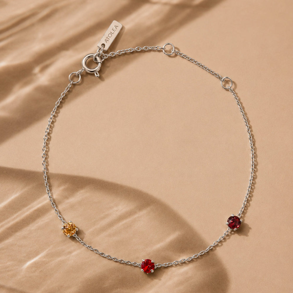 Gepersonaliseerde Geboortesteen Armband