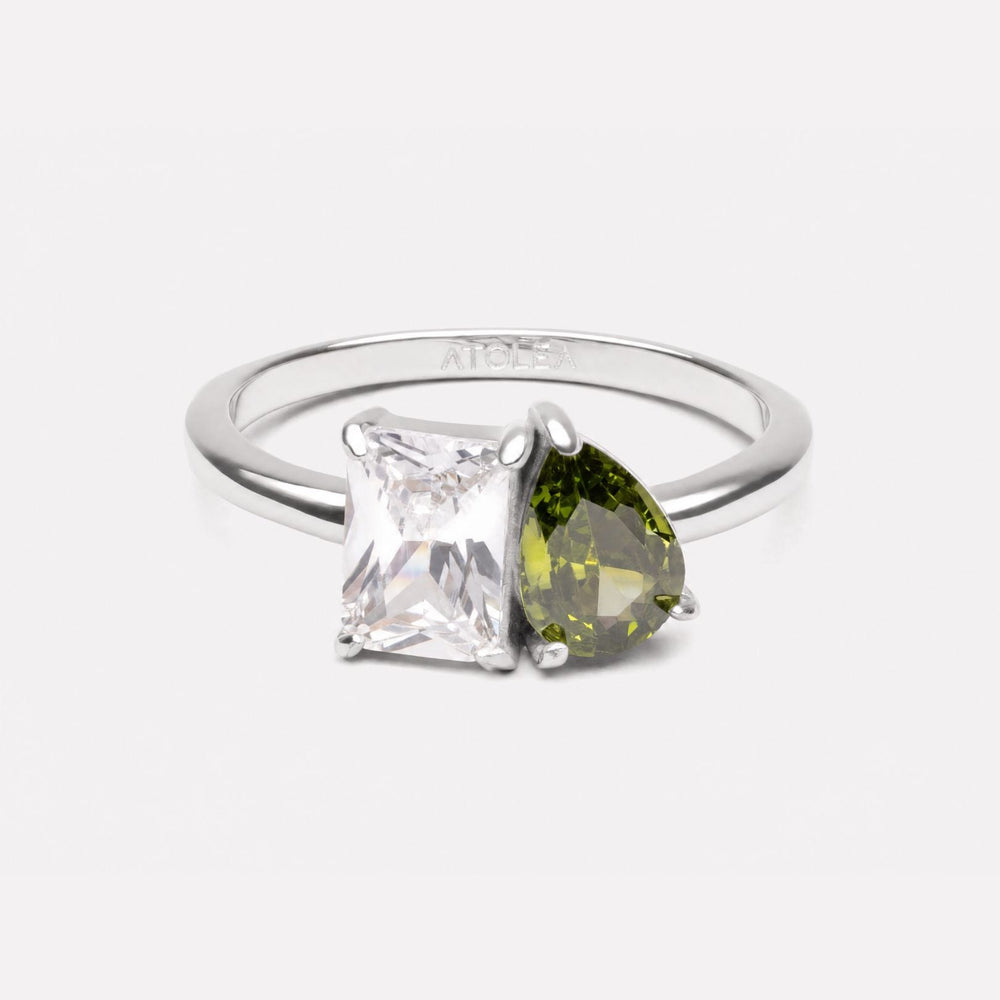 Toi et Moi Geboortesteen Ring
