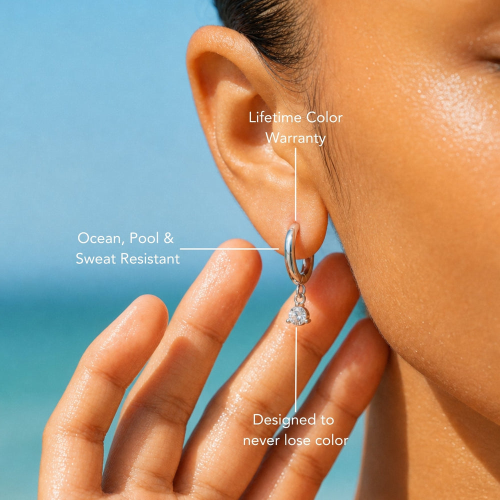 Sparkle Drop Oorbellen