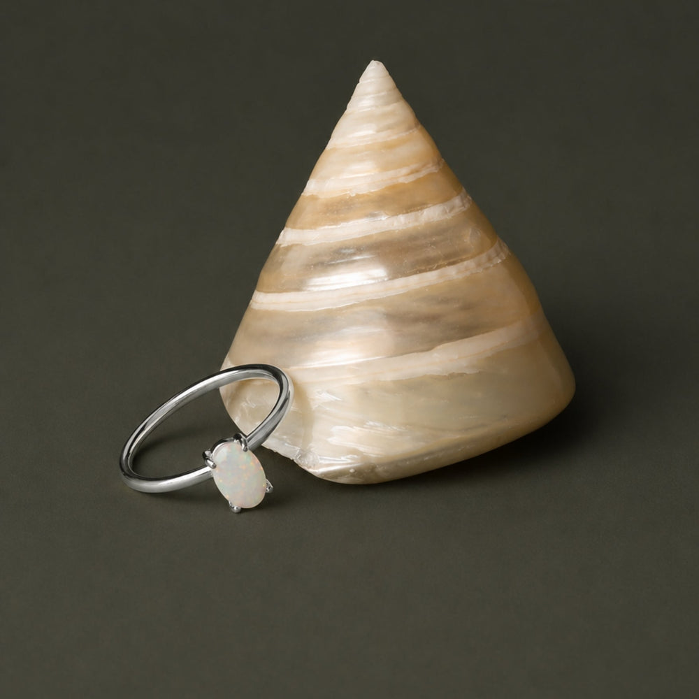 Ovale Opaal Ring