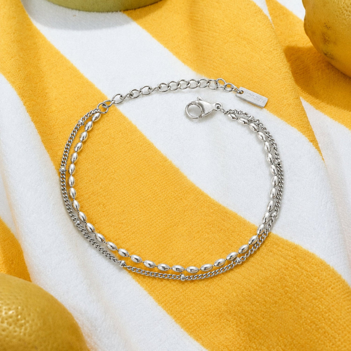 Layered Pebble Armband