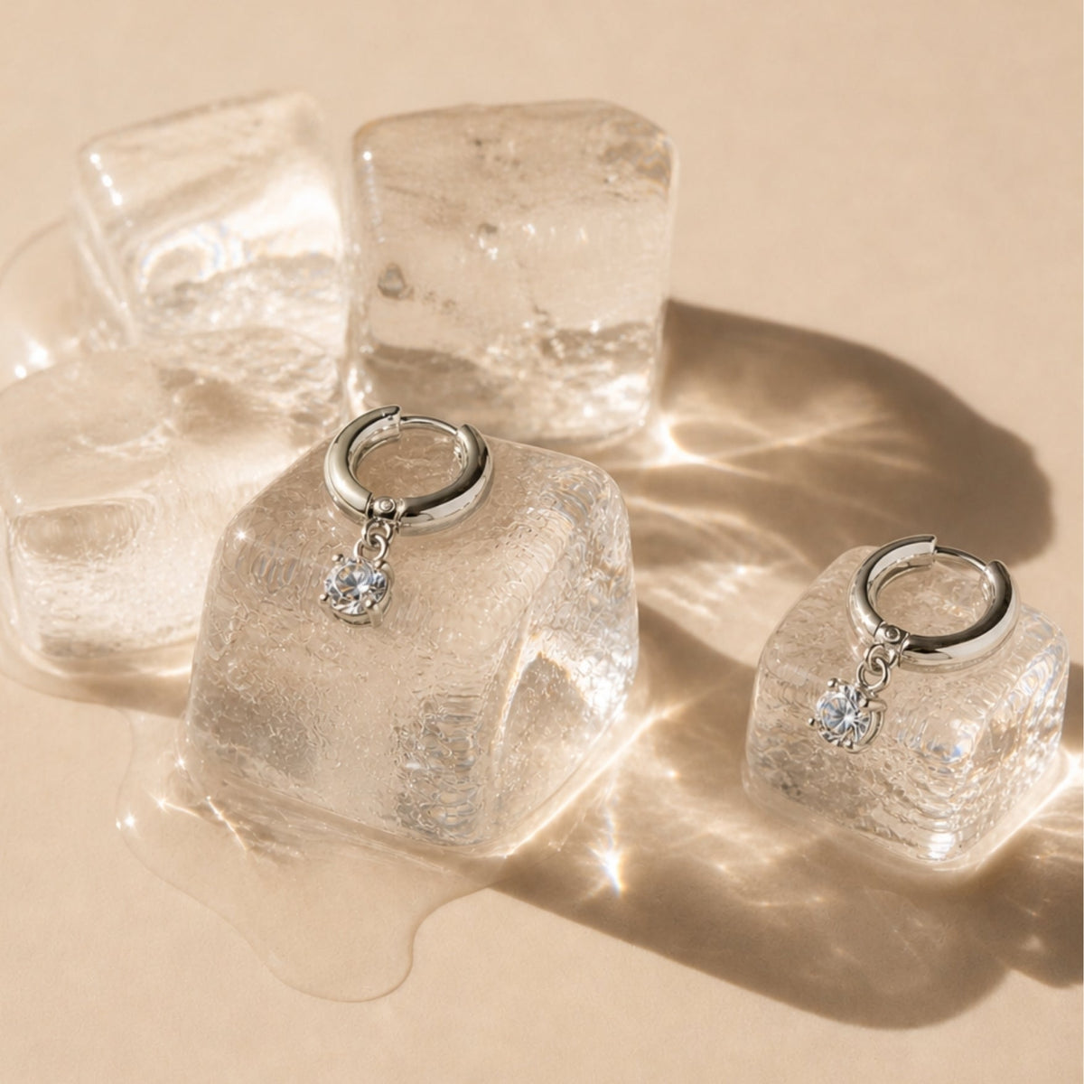 Sparkle Drop Oorbellen