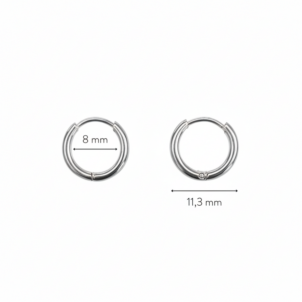 Tiny Huggie Hoops