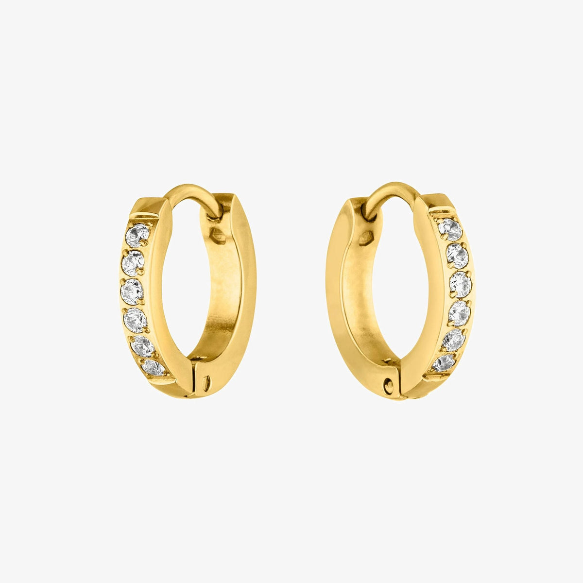 Tiny Gold Hoops