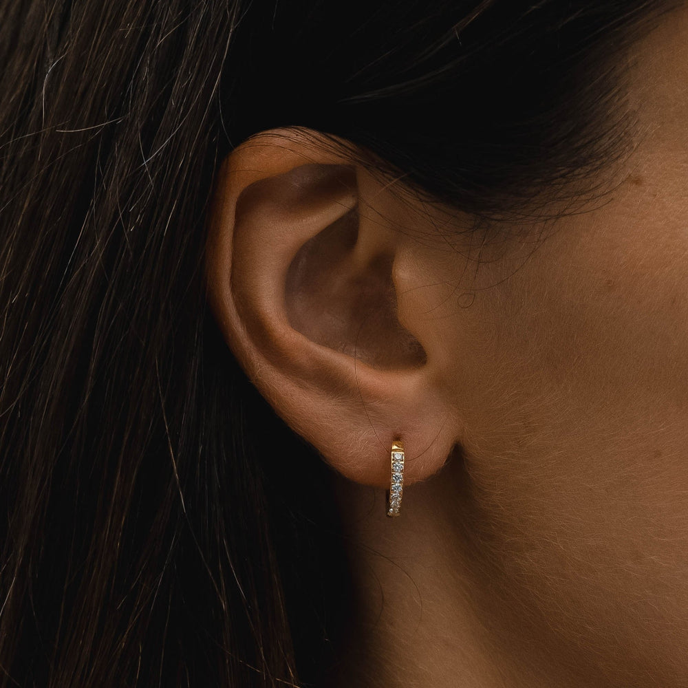 Tiny Gold Hoops