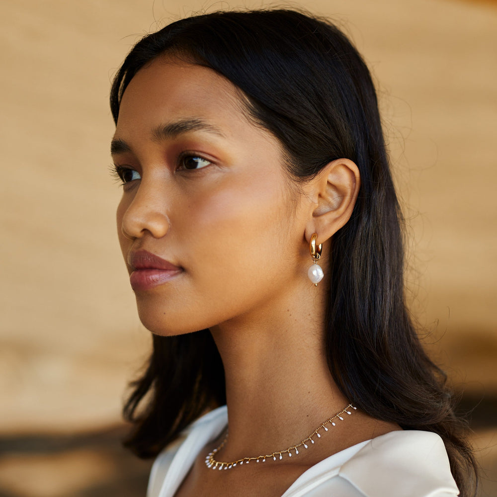 Chunky Parel Hoops
