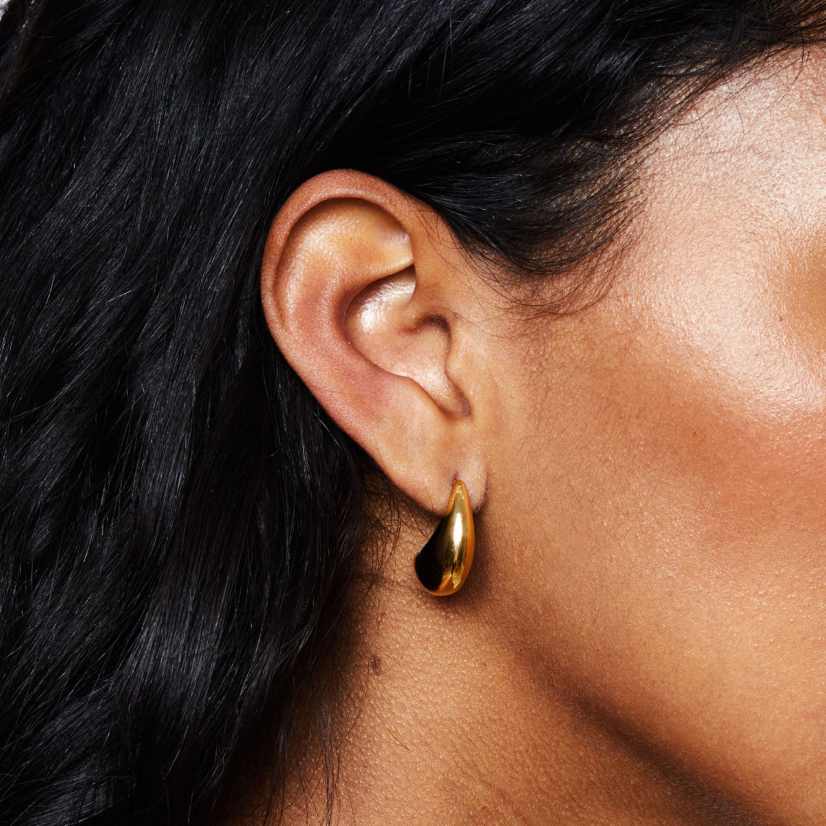 Teardrop Hoops
