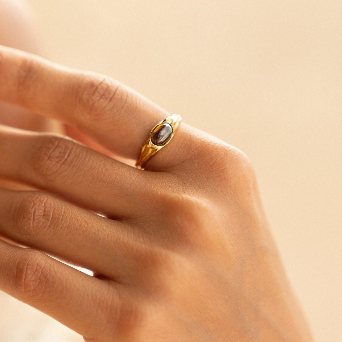 Tijgeroog Ring