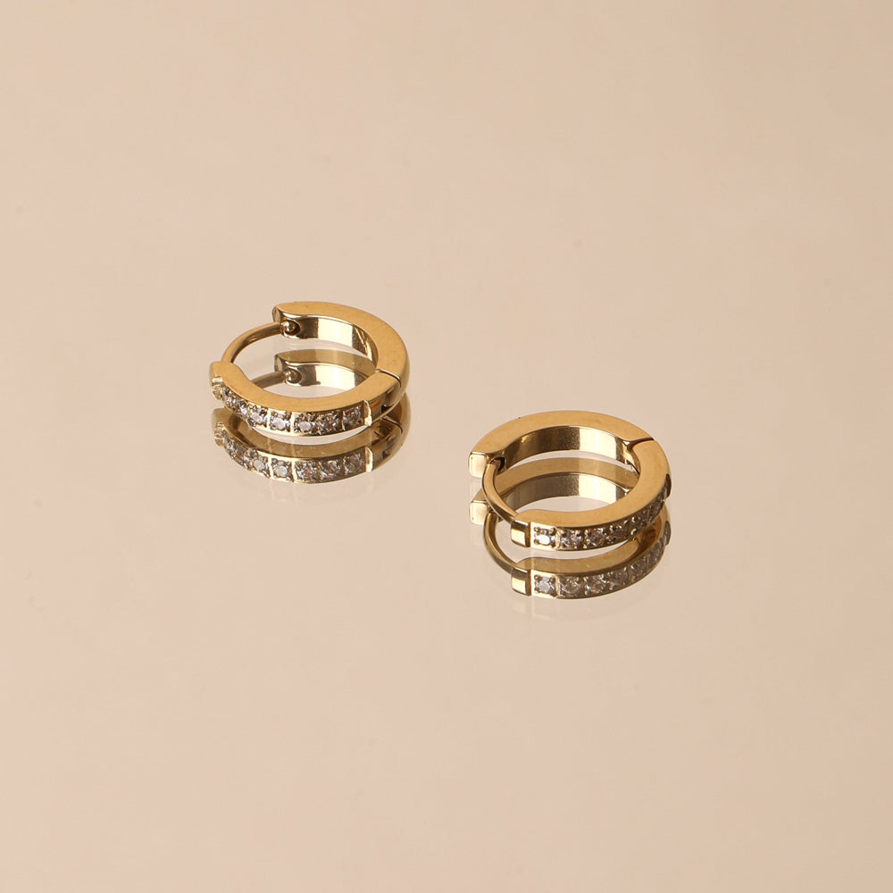 Tiny Gold Hoops