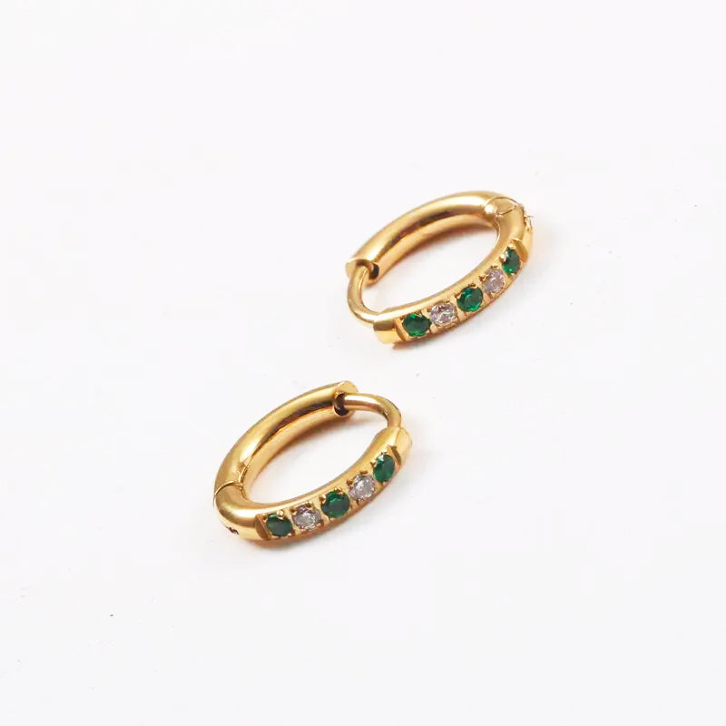 Oasis Green Hoops
