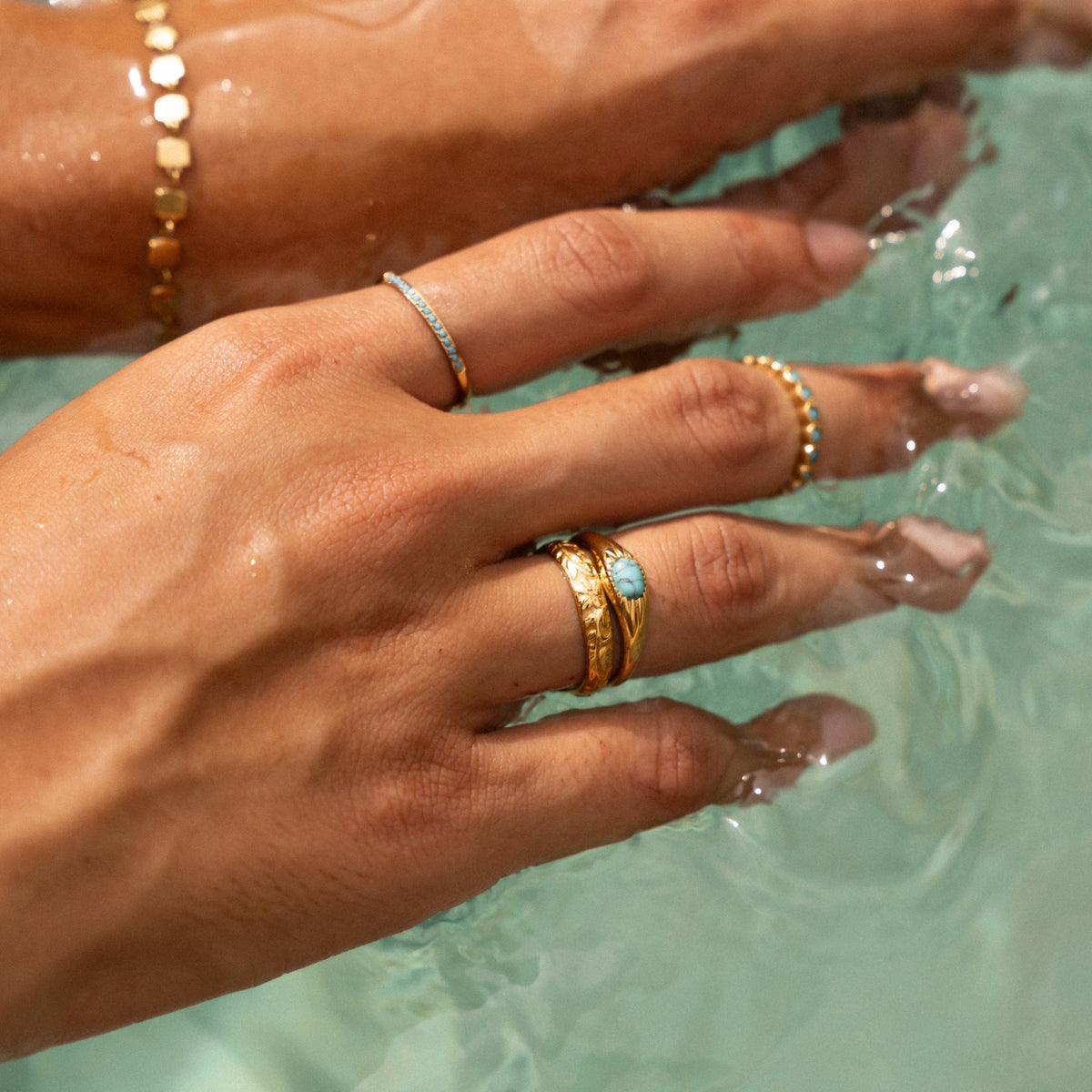 Fijne Turkoois Ring