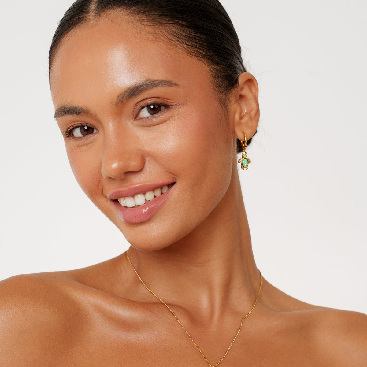 Opaal Schildpad Hoops