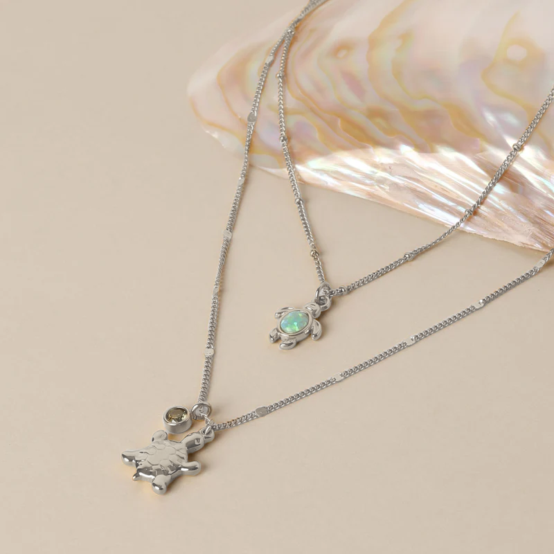 Opaal Schildpad Ketting