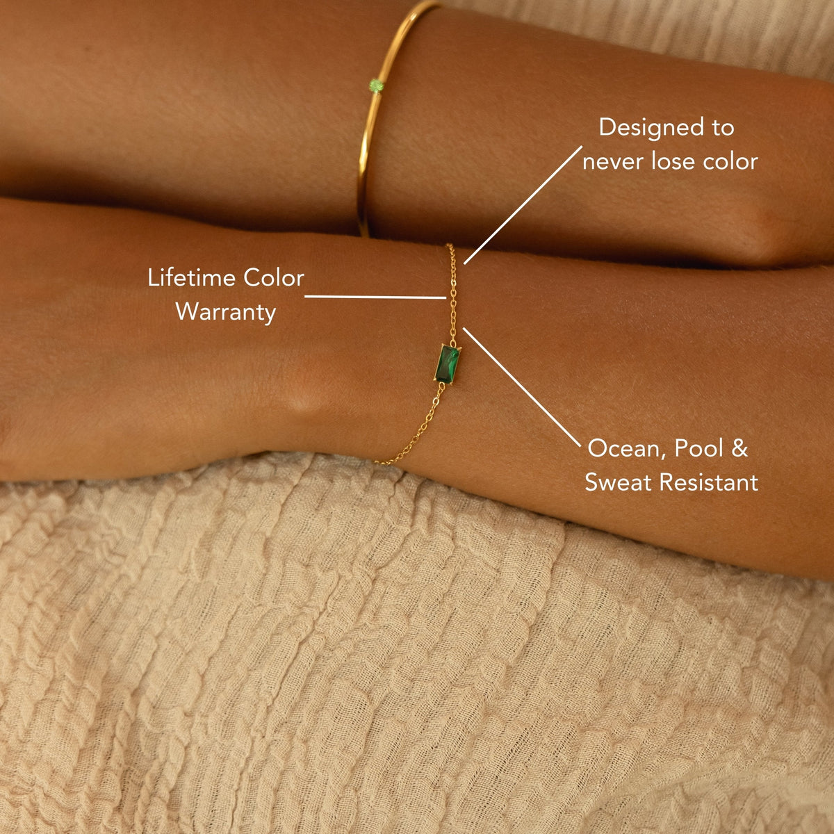 Emerald Armband