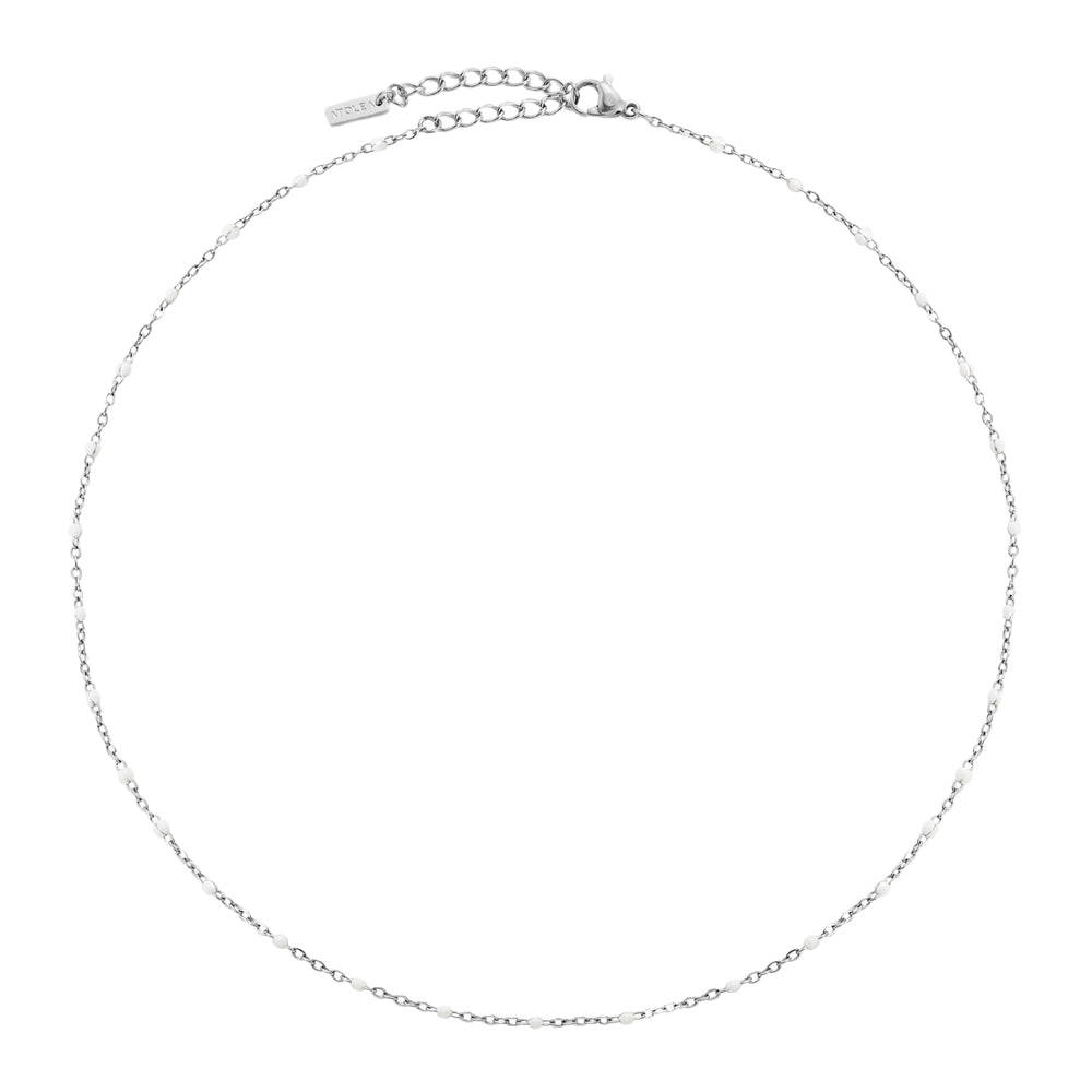 Witte Kralen Choker