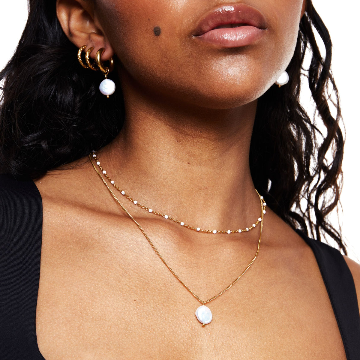 Witte Kralen Choker